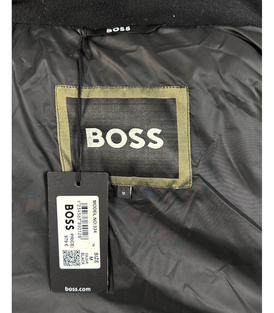 Черный пуховик Hugo Boss HB-334