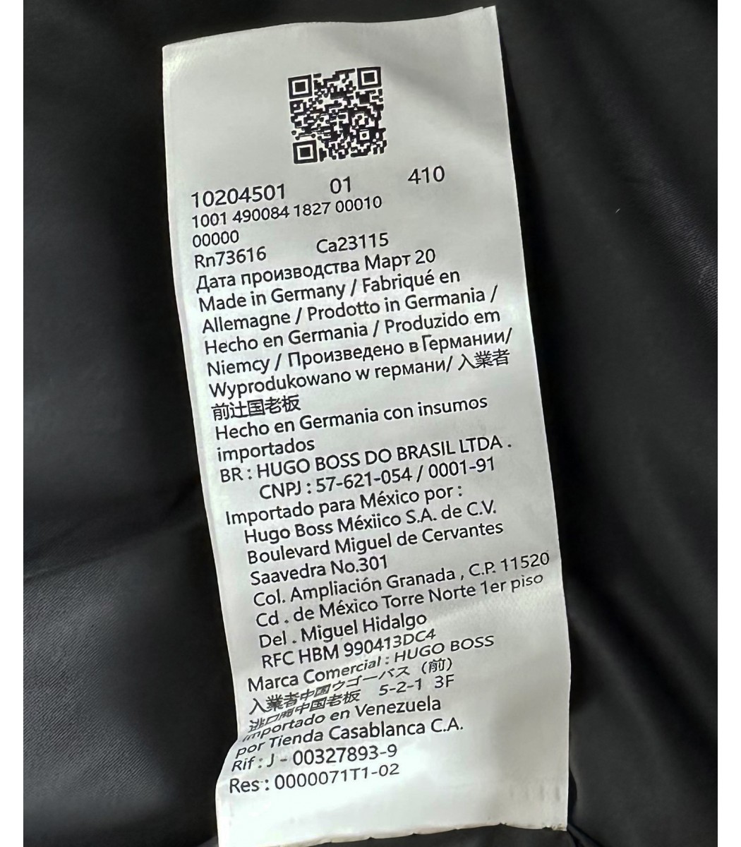 Черный пуховик Hugo Boss HB-334