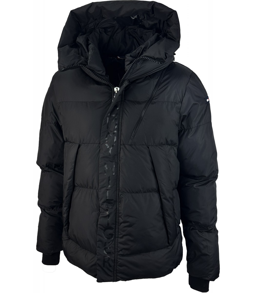 Черный пуховик Tommy Hilfiger 5656-1 Черный пуховик Tommy Hilfiger 5656-1