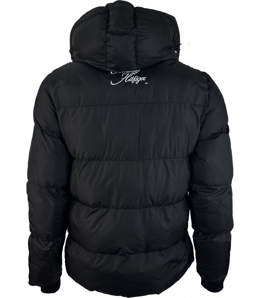 Черный пуховик Tommy Hilfiger 5656-1 Черный пуховик Tommy Hilfiger 5656-1