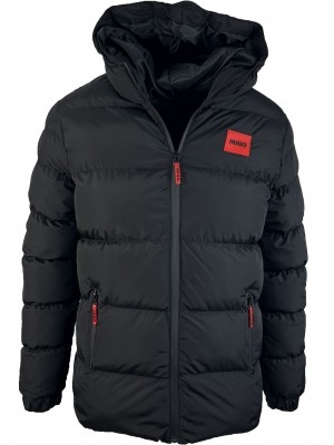 Черный пуховик BOSS 1340-1