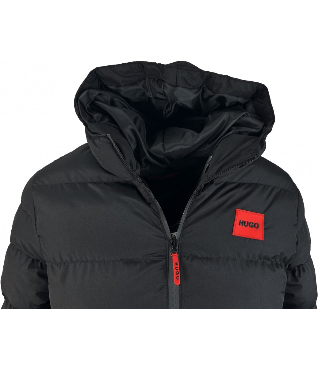 Черный пуховик BOSS 1340-1 Черный пуховик BOSS 1340-1