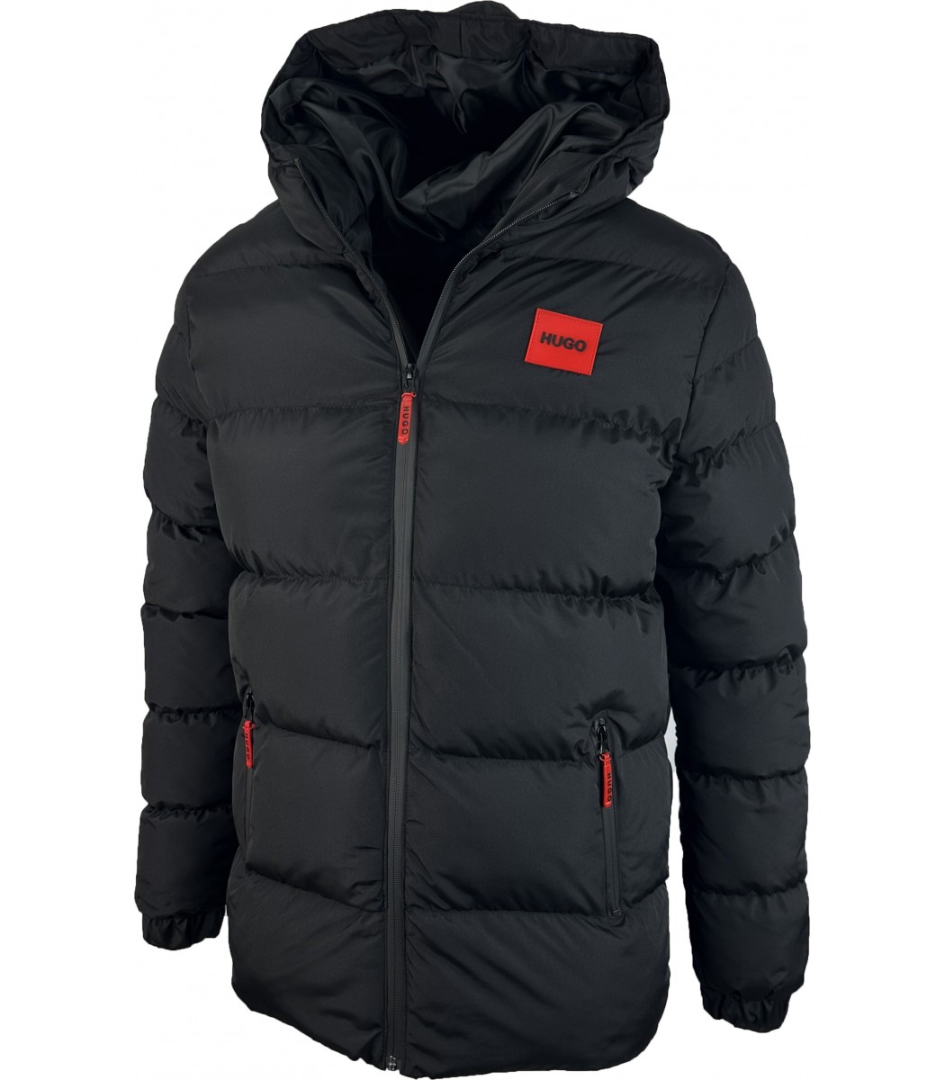 Черный пуховик BOSS 1340-1 Черный пуховик BOSS 1340-1