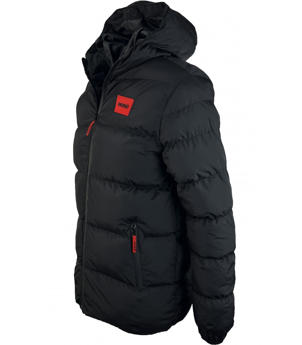 Черный пуховик BOSS 1340-1 Черный пуховик BOSS 1340-1