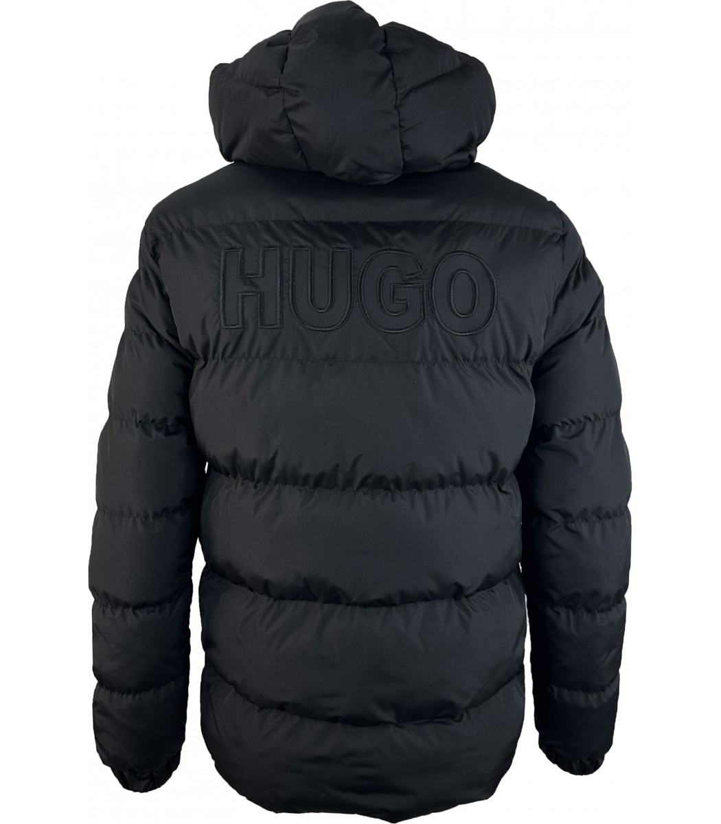 Черный пуховик BOSS 1340-1 Черный пуховик BOSS 1340-1