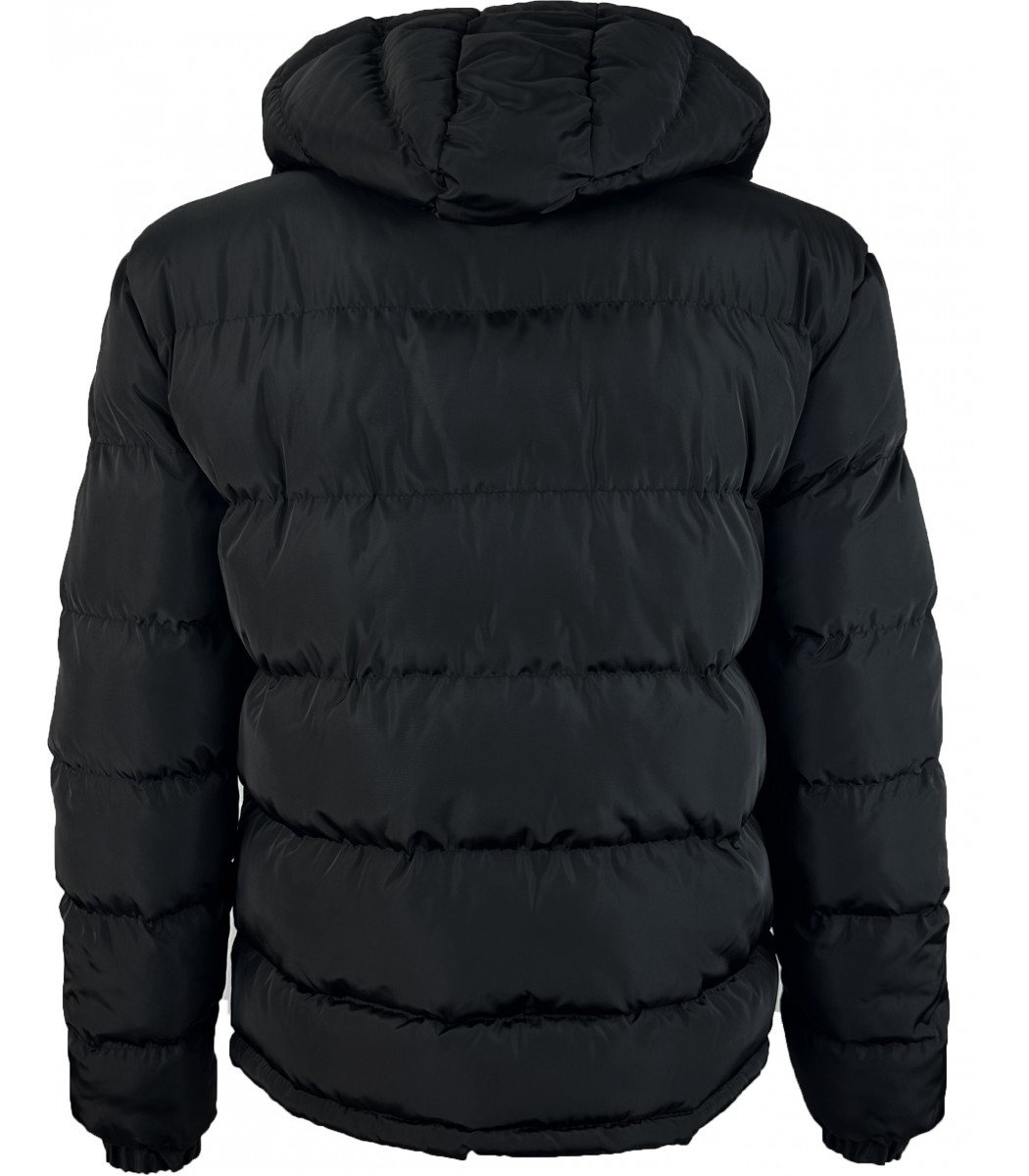 Черный пуховик BOSS 1620-1 Черный пуховик BOSS 1620-1