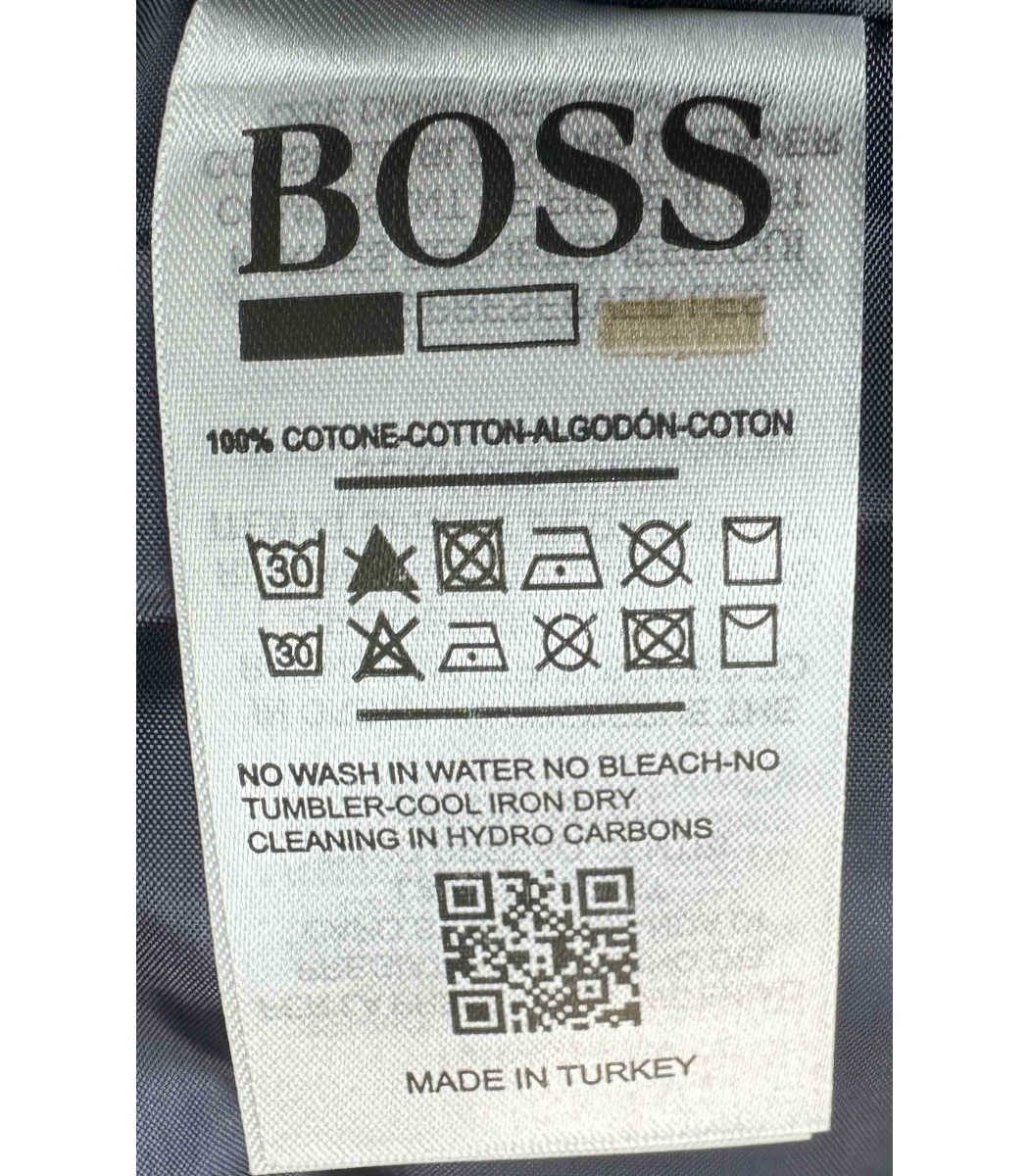 Темно-синий пуховик BOSS 1620-2 Темно-синий пуховик BOSS 1620-2