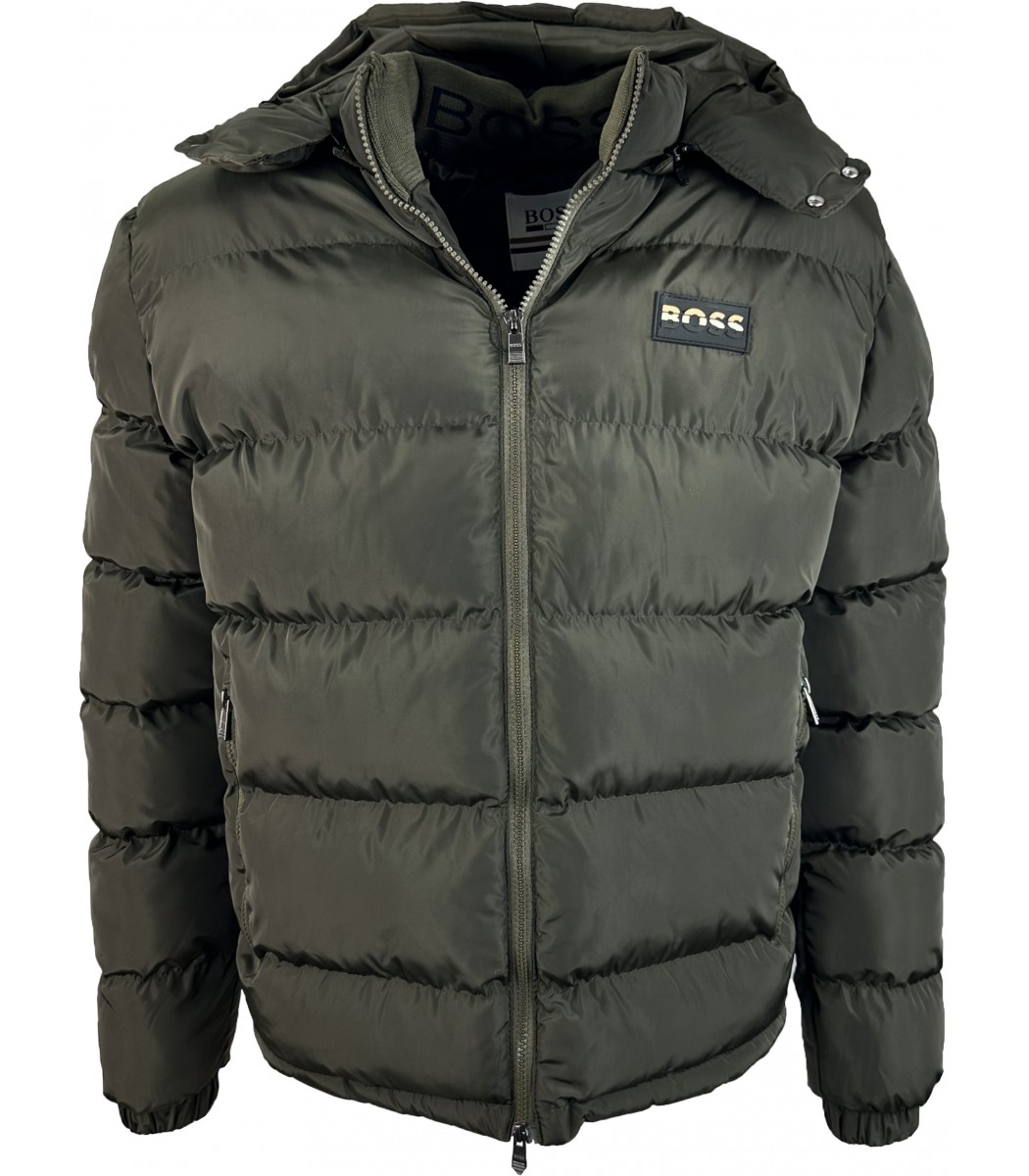 Хаки пуховик BOSS 1620-21 Хаки пуховик BOSS 1620-21