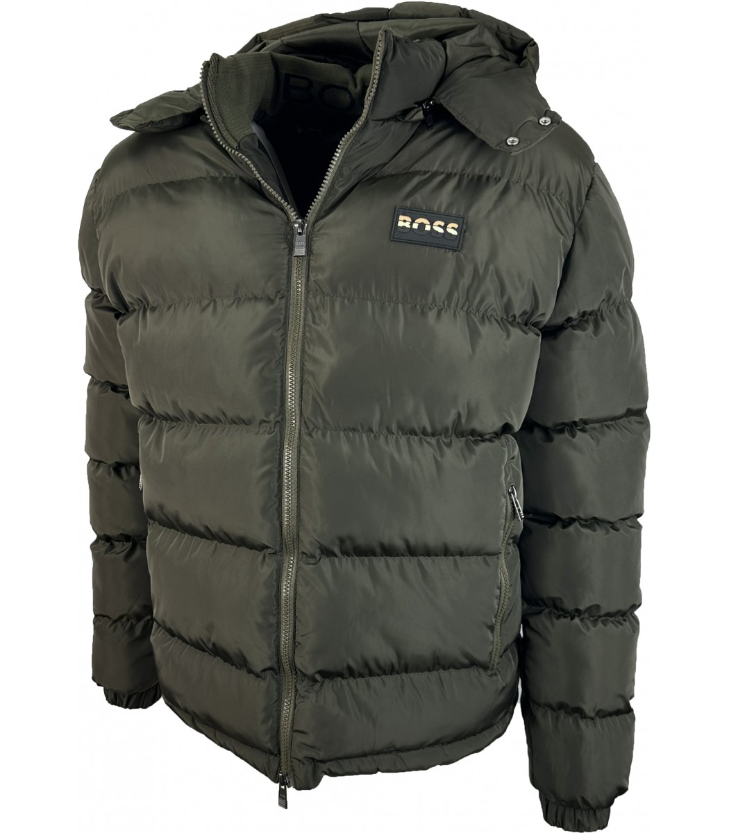 Хаки пуховик BOSS 1620-21 Хаки пуховик BOSS 1620-21