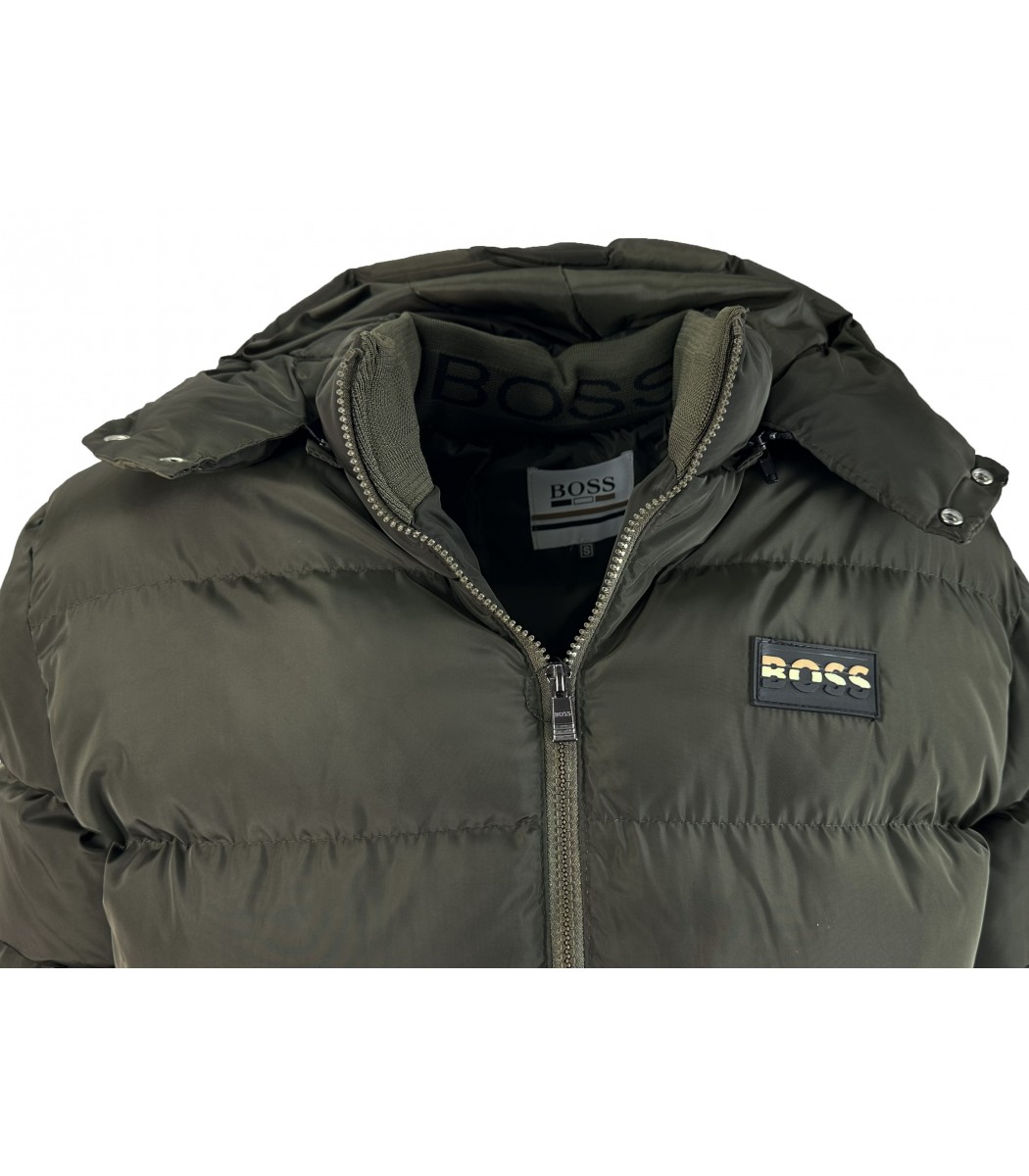 Хаки пуховик BOSS 1620-21 Хаки пуховик BOSS 1620-21