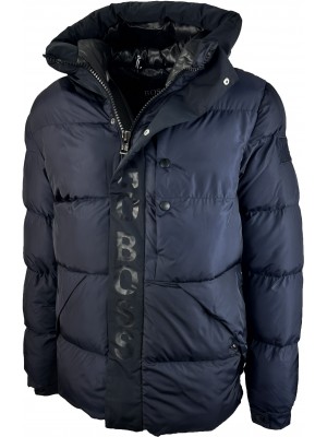 Темно-синий пуховик HUGO 1730-2
