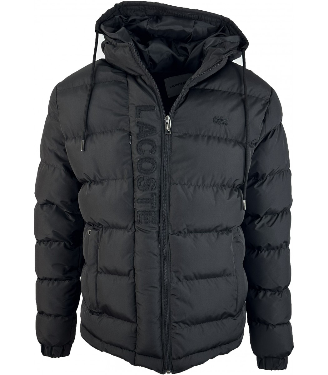 Черный пуховик Lacoste 1850-1* Черный пуховик Lacoste 1850-1*