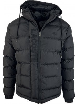 Черный пуховик Lacoste 1850-1*