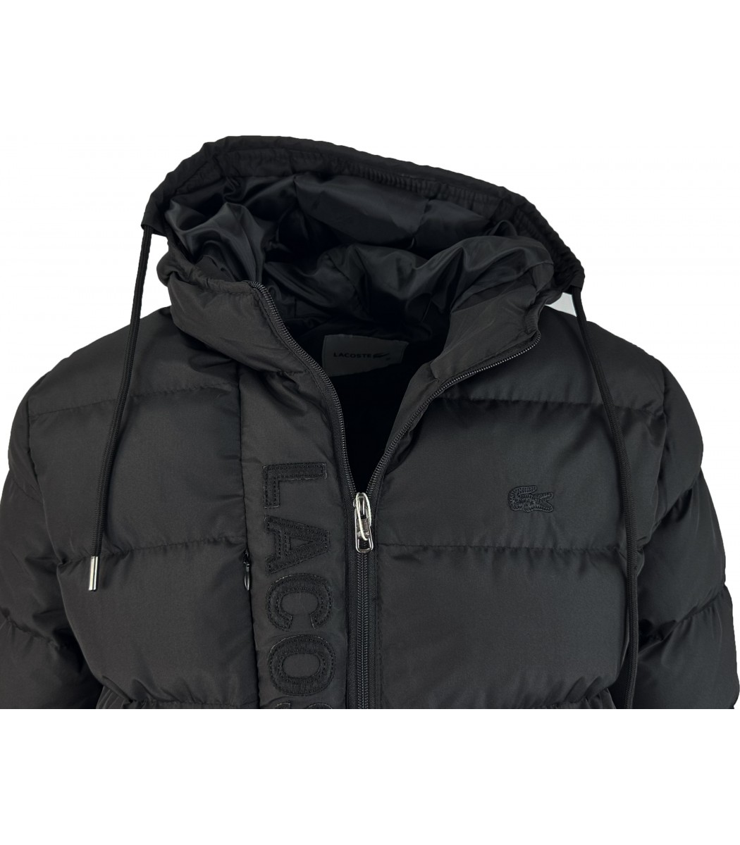 Черный пуховик Lacoste 1850-1* Черный пуховик Lacoste 1850-1*