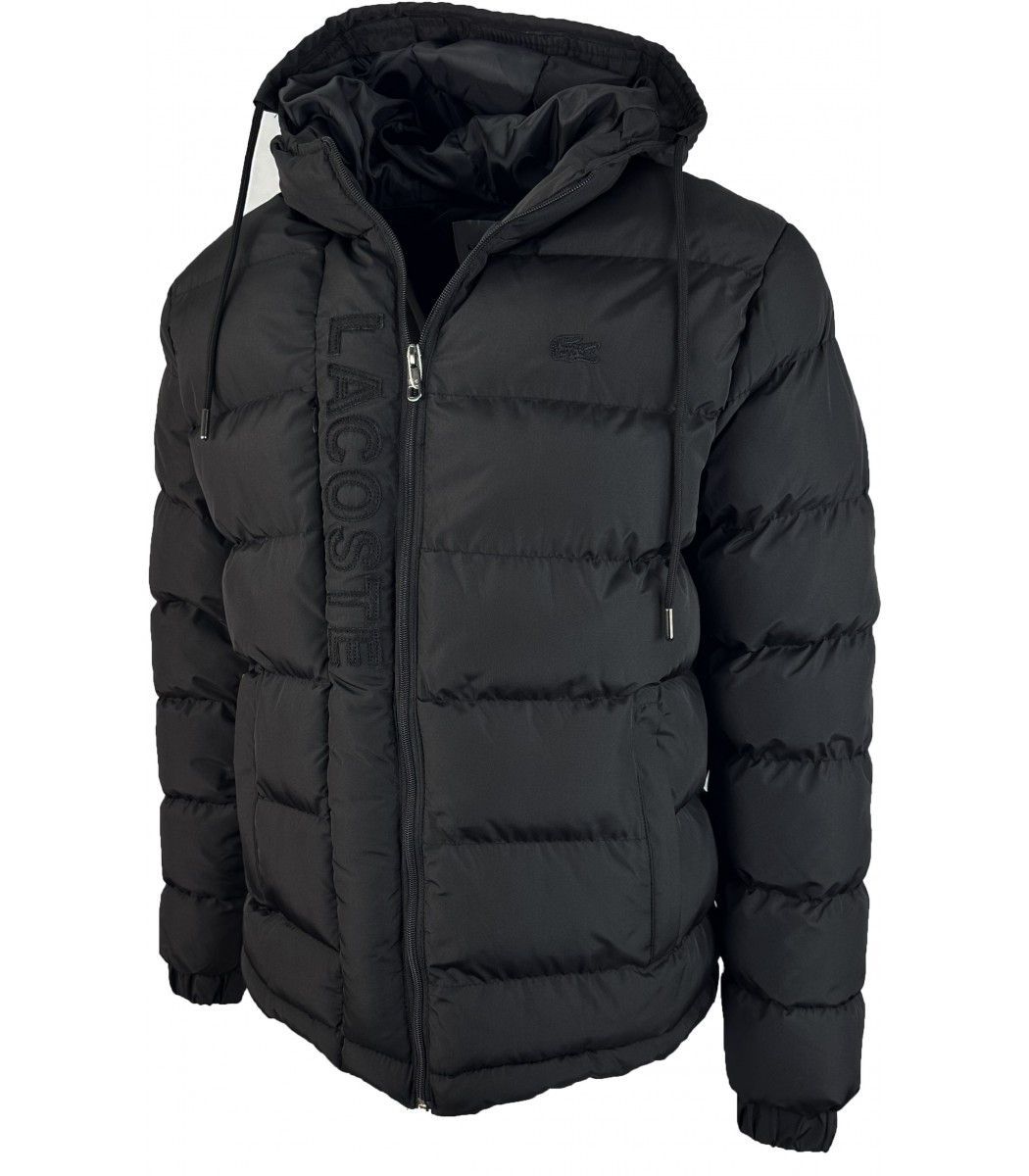 Черный пуховик Lacoste 1850-1* Черный пуховик Lacoste 1850-1*