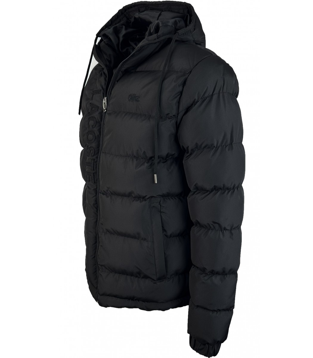 Черный пуховик Lacoste 1850-1* Черный пуховик Lacoste 1850-1*