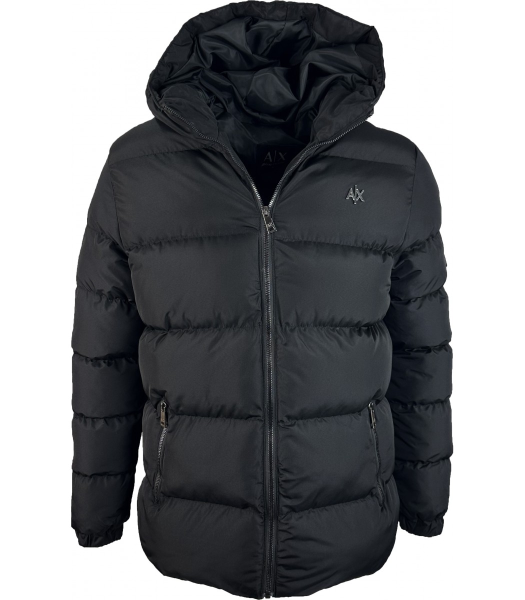 Черный пуховик A|X Armani Exchange 1239-1 Черный пуховик A|X Armani Exchange 1239-1