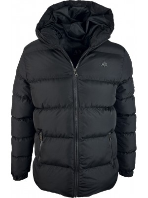 Черный пуховик  A|X Armani Exchange 1239-1