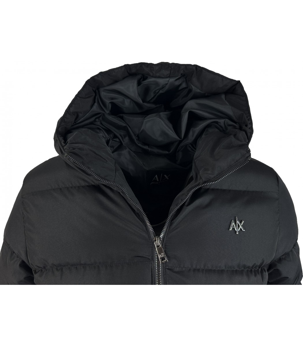 Черный пуховик A|X Armani Exchange 1239-1 Черный пуховик A|X Armani Exchange 1239-1
