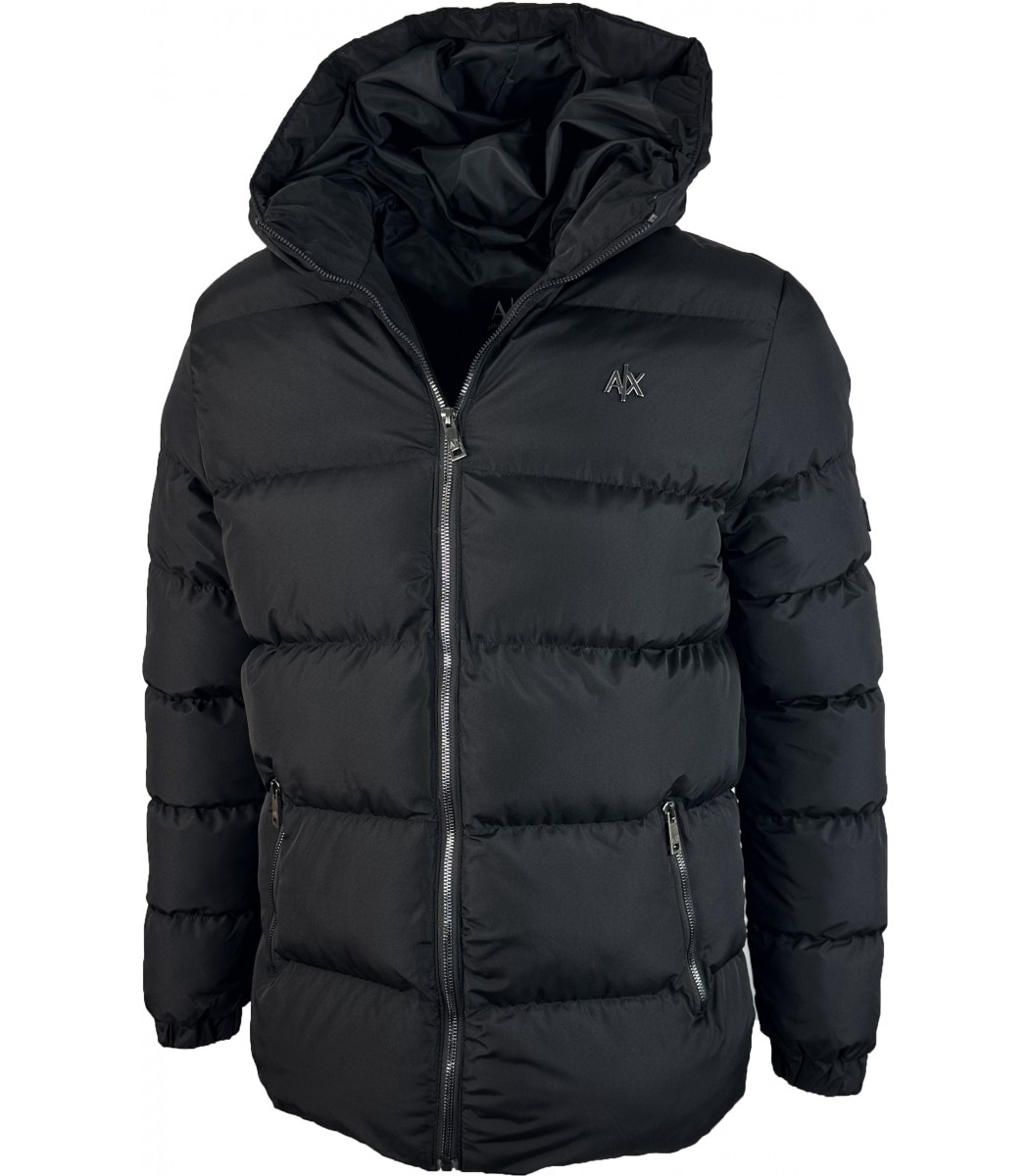 Черный пуховик A|X Armani Exchange 1239-1 Черный пуховик A|X Armani Exchange 1239-1