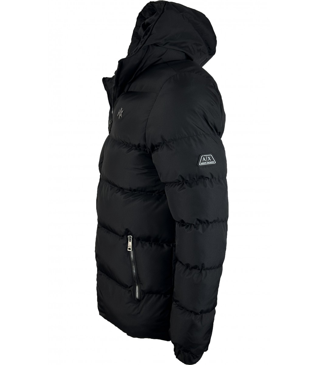 Черный пуховик A|X Armani Exchange 1239-1 Черный пуховик A|X Armani Exchange 1239-1