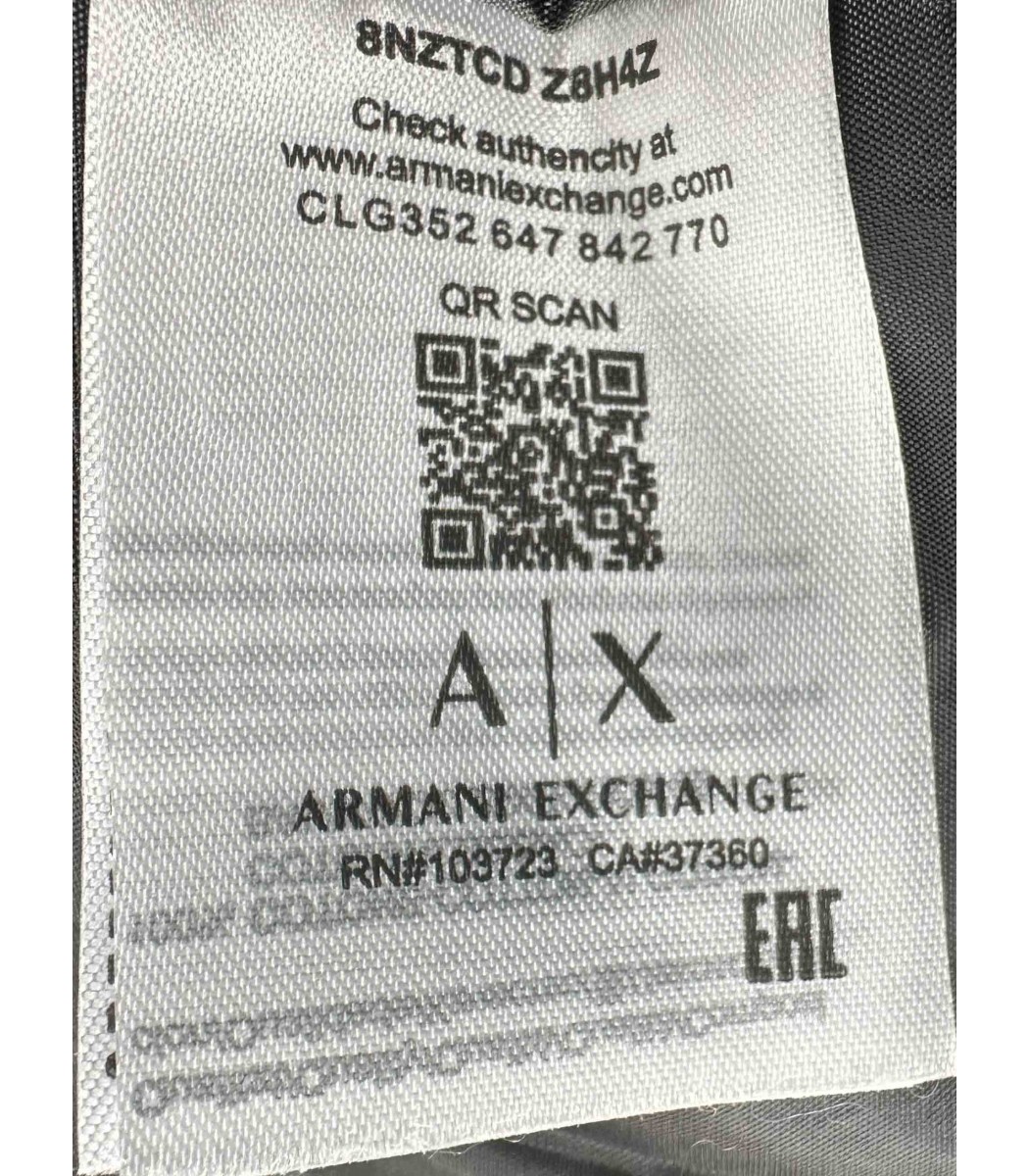 Черный пуховик A|X Armani Exchange 1239-1 Черный пуховик A|X Armani Exchange 1239-1