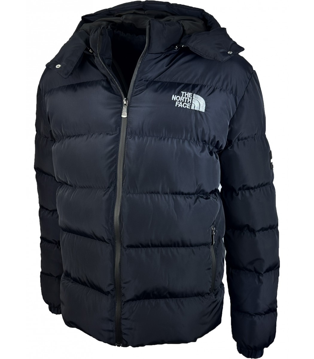 Темно-синий пуховик THE NORTH FACE 1530-2 Темно-синий пуховик THE NORTH FACE 1530-2