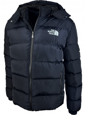 Темно-синий пуховик THE NORTH FACE 1530-2