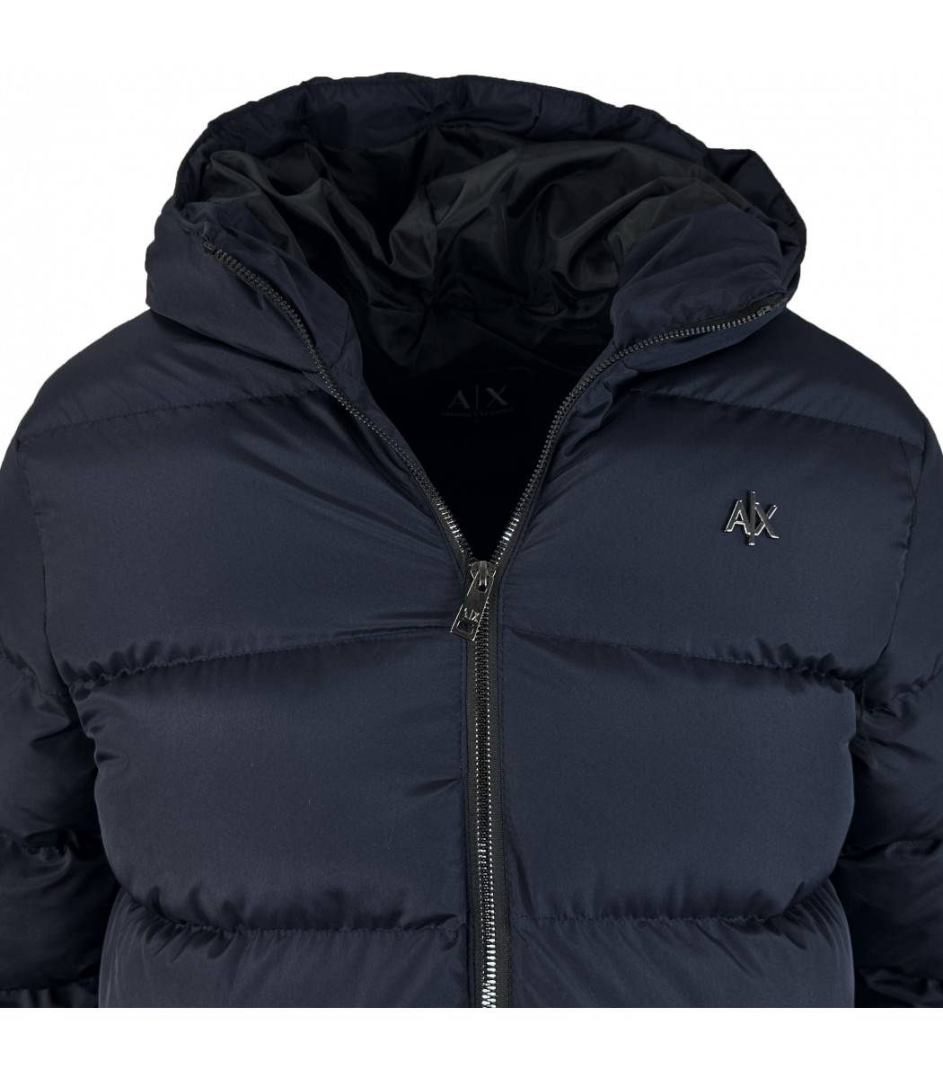 Темно-синий пуховик A|X Armani Exchange 1239-2 Темно-синий пуховик A|X Armani Exchange 1239-2