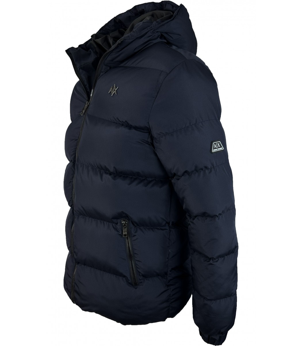 Темно-синий пуховик A|X Armani Exchange 1239-2 Темно-синий пуховик A|X Armani Exchange 1239-2