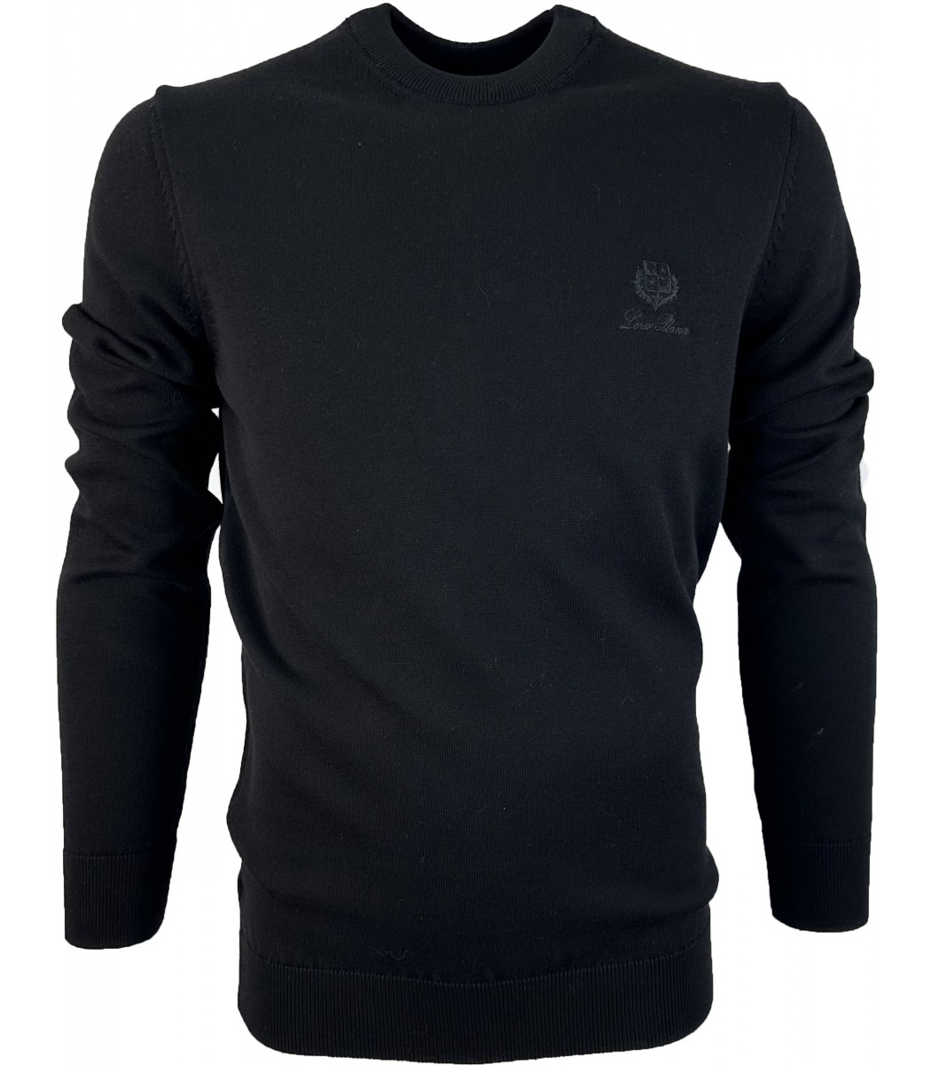 Черный джемпер Loro Piana 8135-1