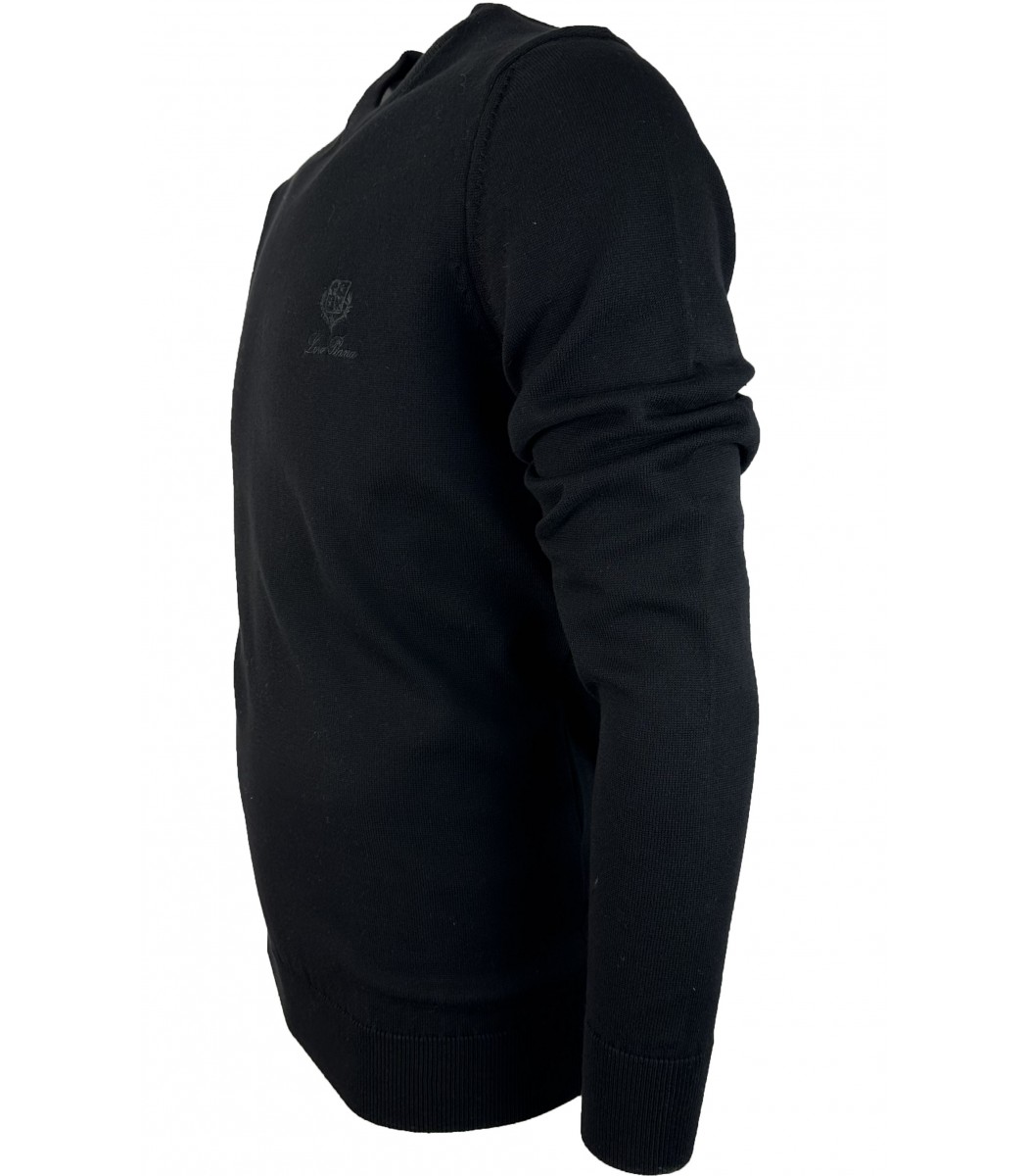 Черный джемпер Loro Piana 8135-1