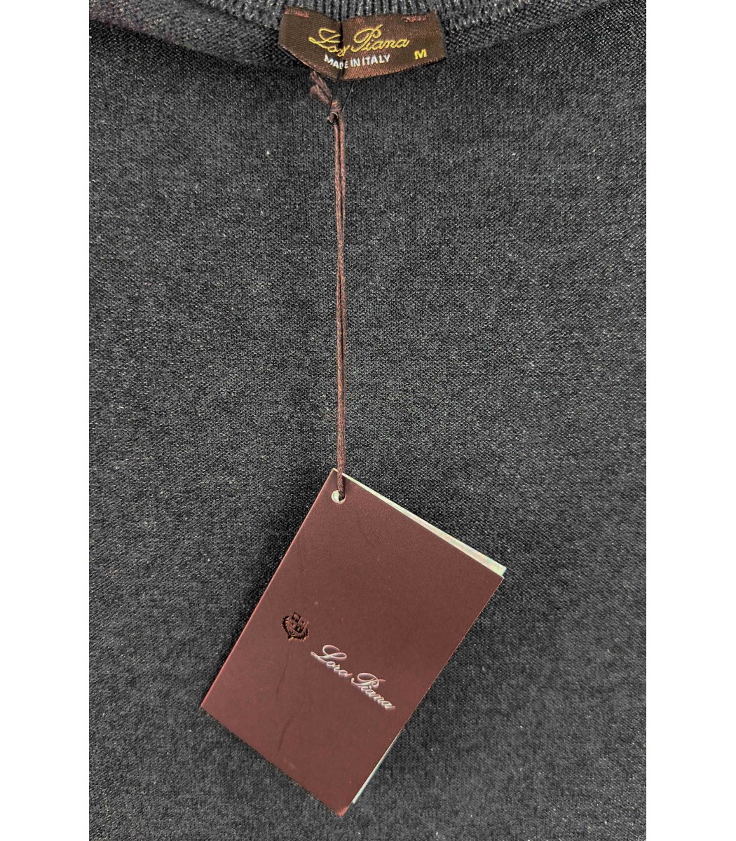 Графитовый джемпер Loro Piana 8135-17 Графитовый джемпер Loro Piana 8135-17