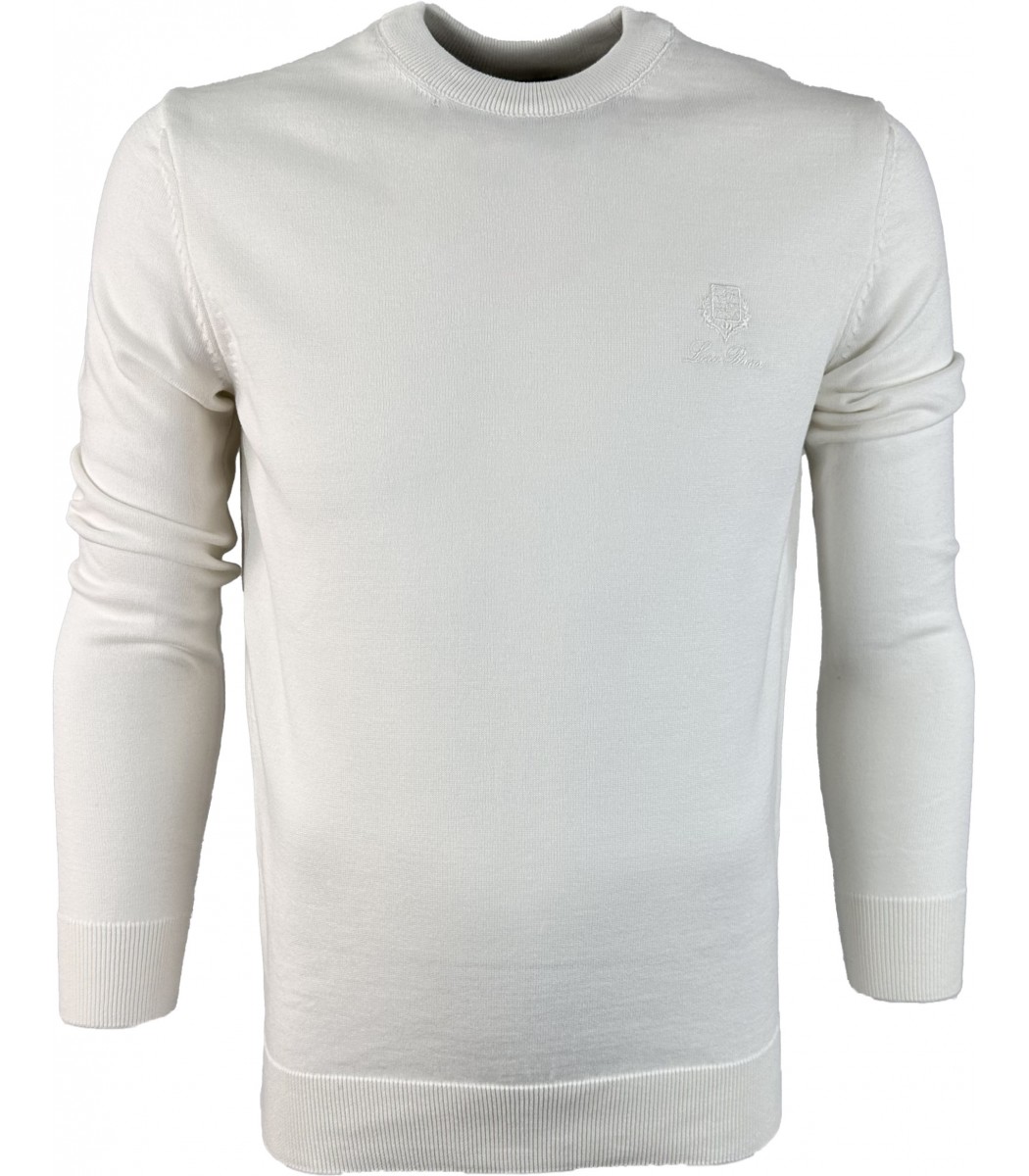 Белый джемпер Loro Piana 8135-3 Белый джемпер Loro Piana 8135-3
