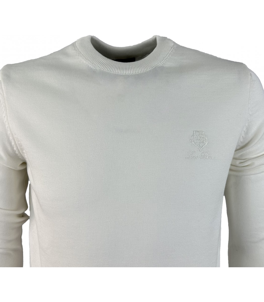 Белый джемпер Loro Piana 8135-3 Белый джемпер Loro Piana 8135-3