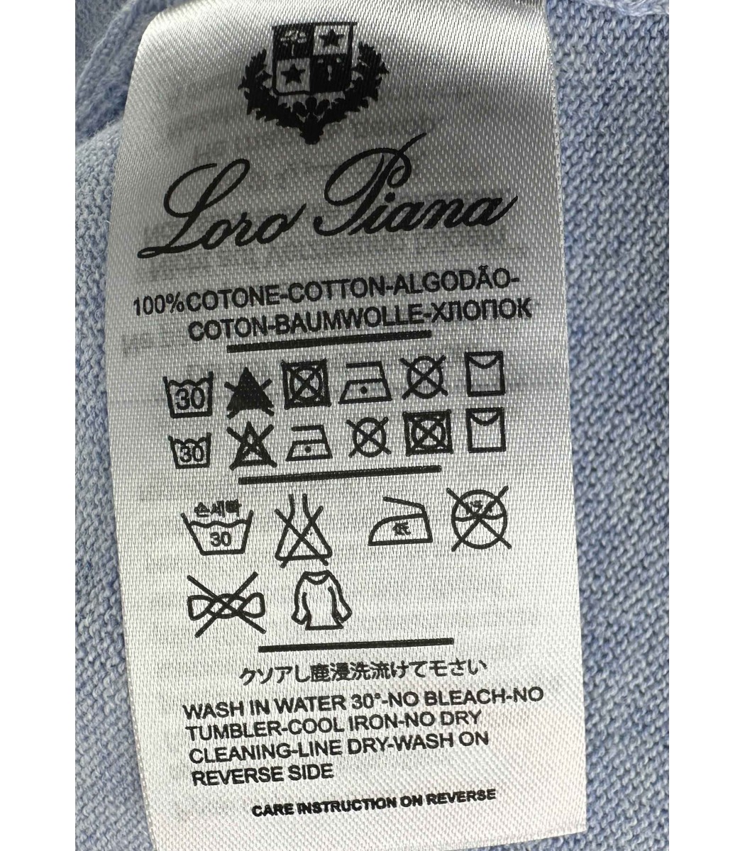 Голубой джемпер Loro Piana 8135-10 Голубой джемпер Loro Piana 8135-10