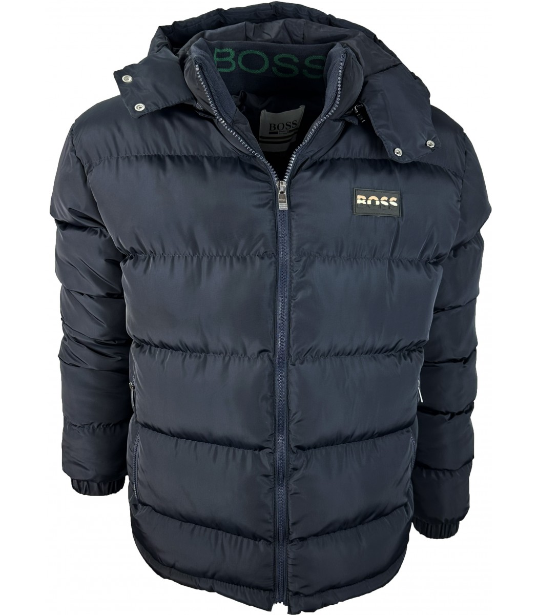 Темно-синий пуховик BOSS 1620-2