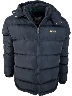 Темно-синий пуховик BOSS 1620-2