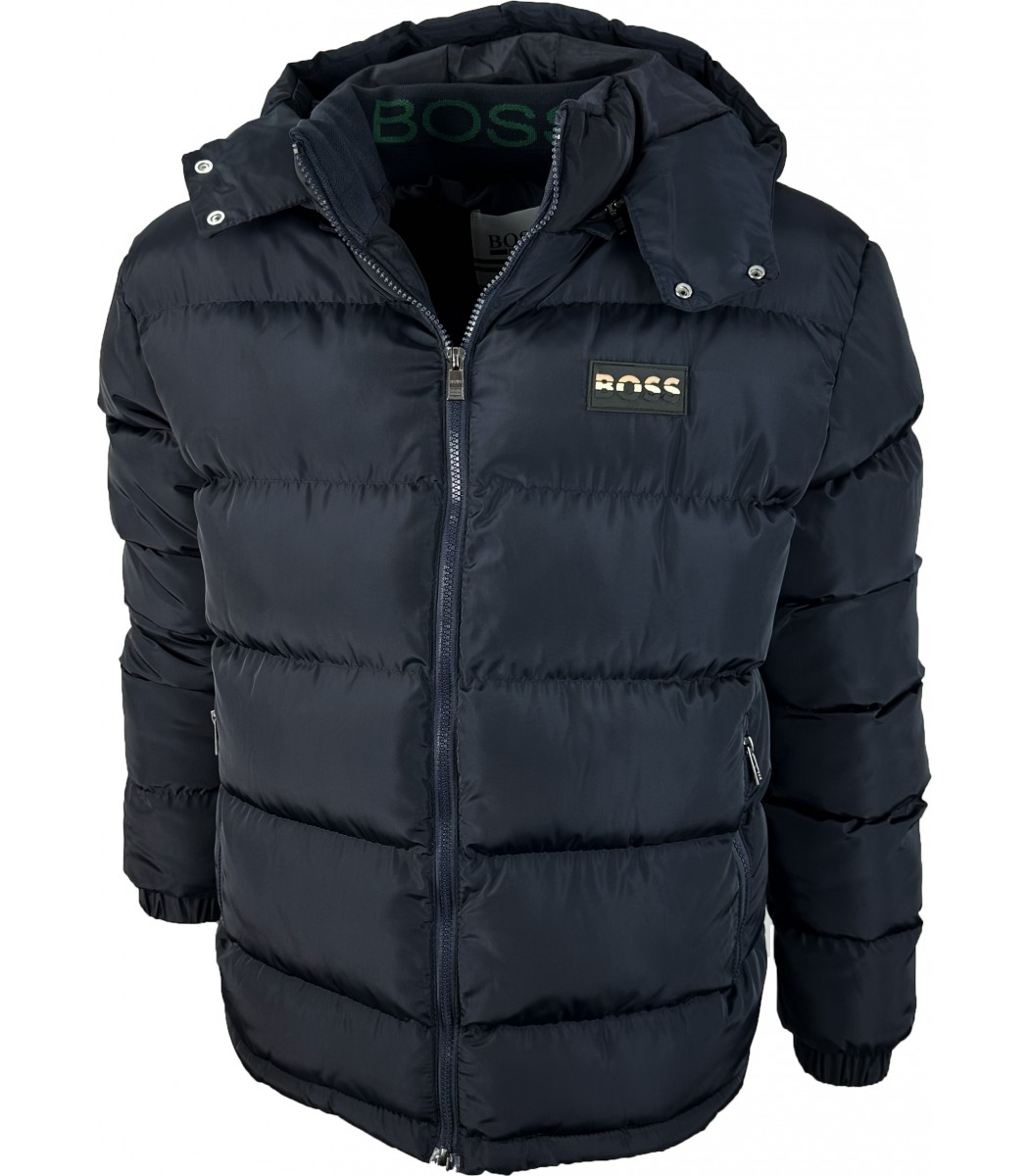 Темно-синий пуховик BOSS 1620-2