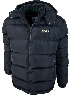 Темно-синий пуховик BOSS 1620-2