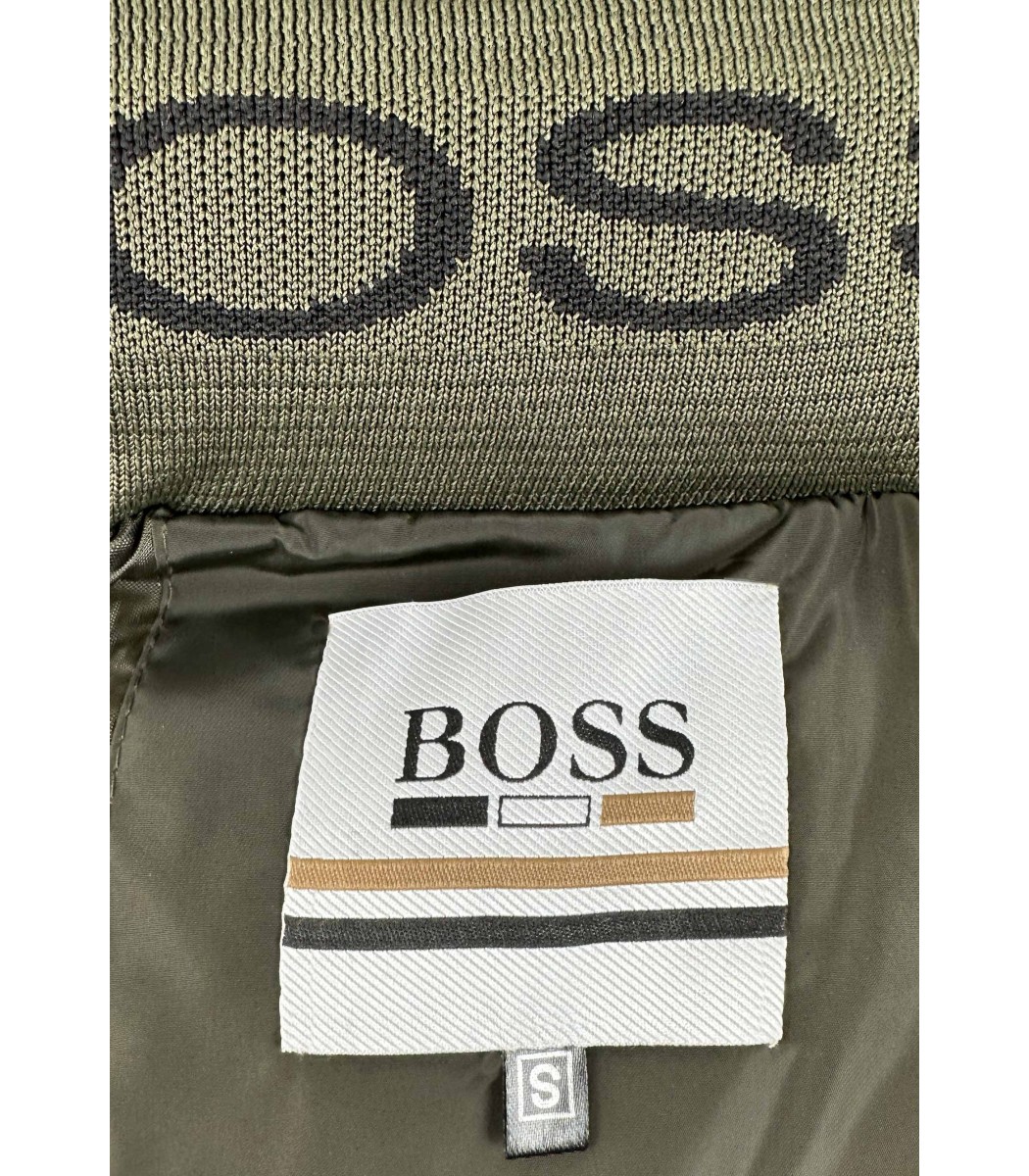 Хаки пуховик BOSS 1620-21 