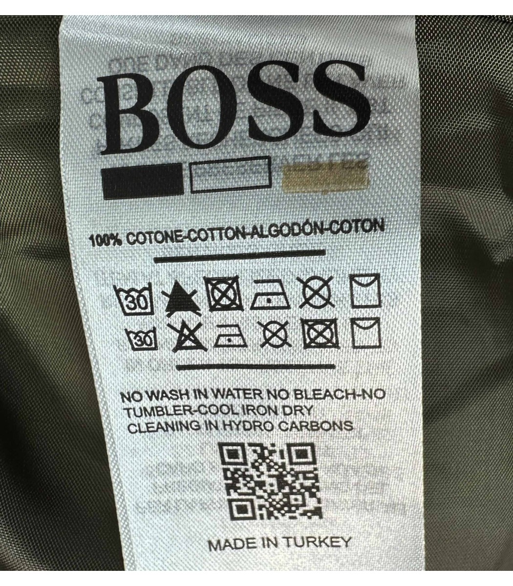 Хаки пуховик BOSS 1620-21 