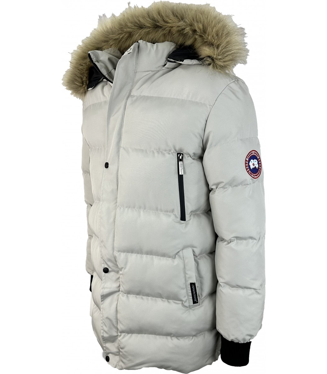 Светло-серый пуховик Canada Goose 241-32 Светло-серый пуховик Canada Goose 241-32