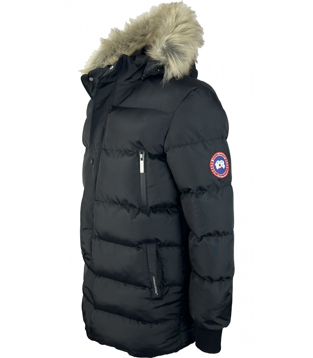 Черный пуховик Canada Goose 241-1