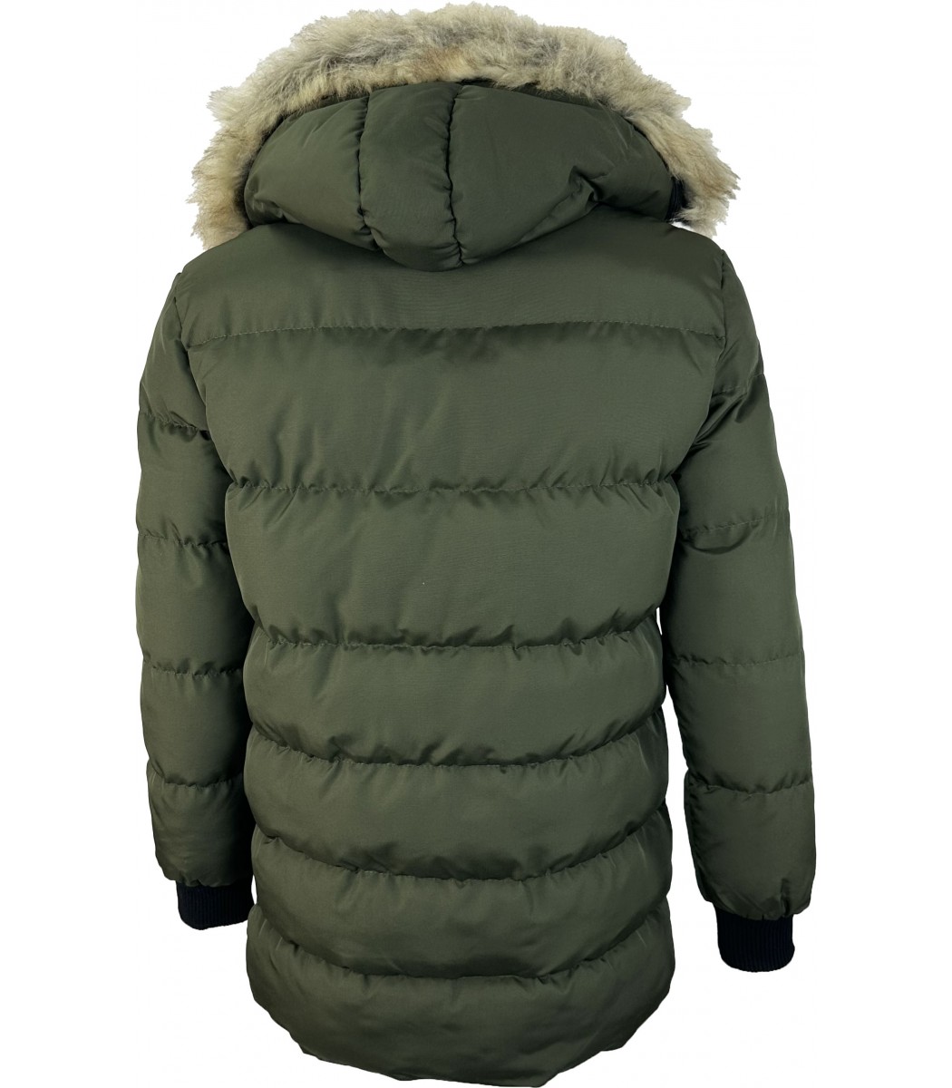 Темно-зеленый пуховик Canada Goose 241-36