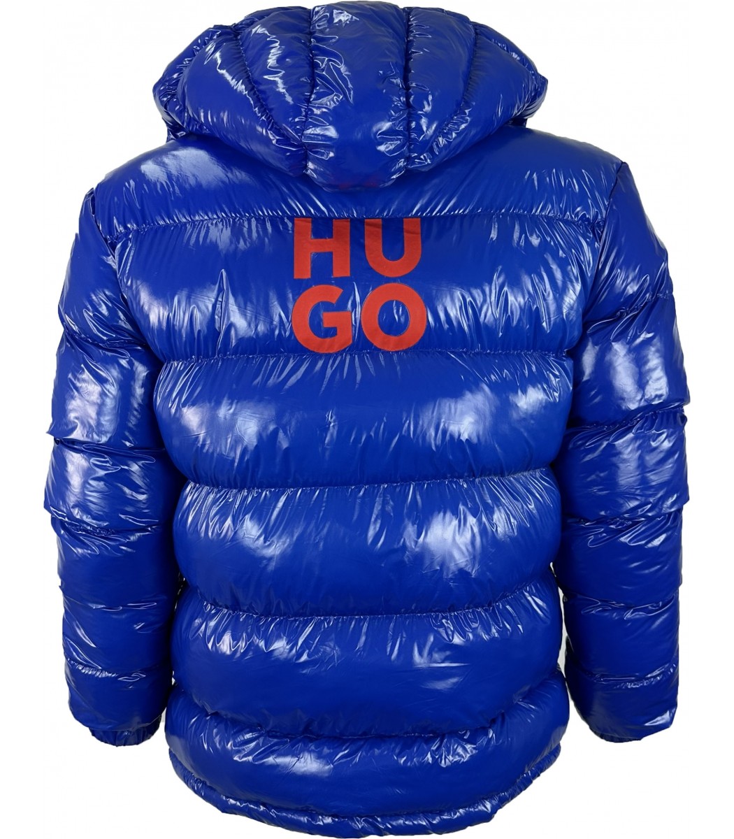 Синий пуховик HUGO 345-4 Синий пуховик HUGO 345-4