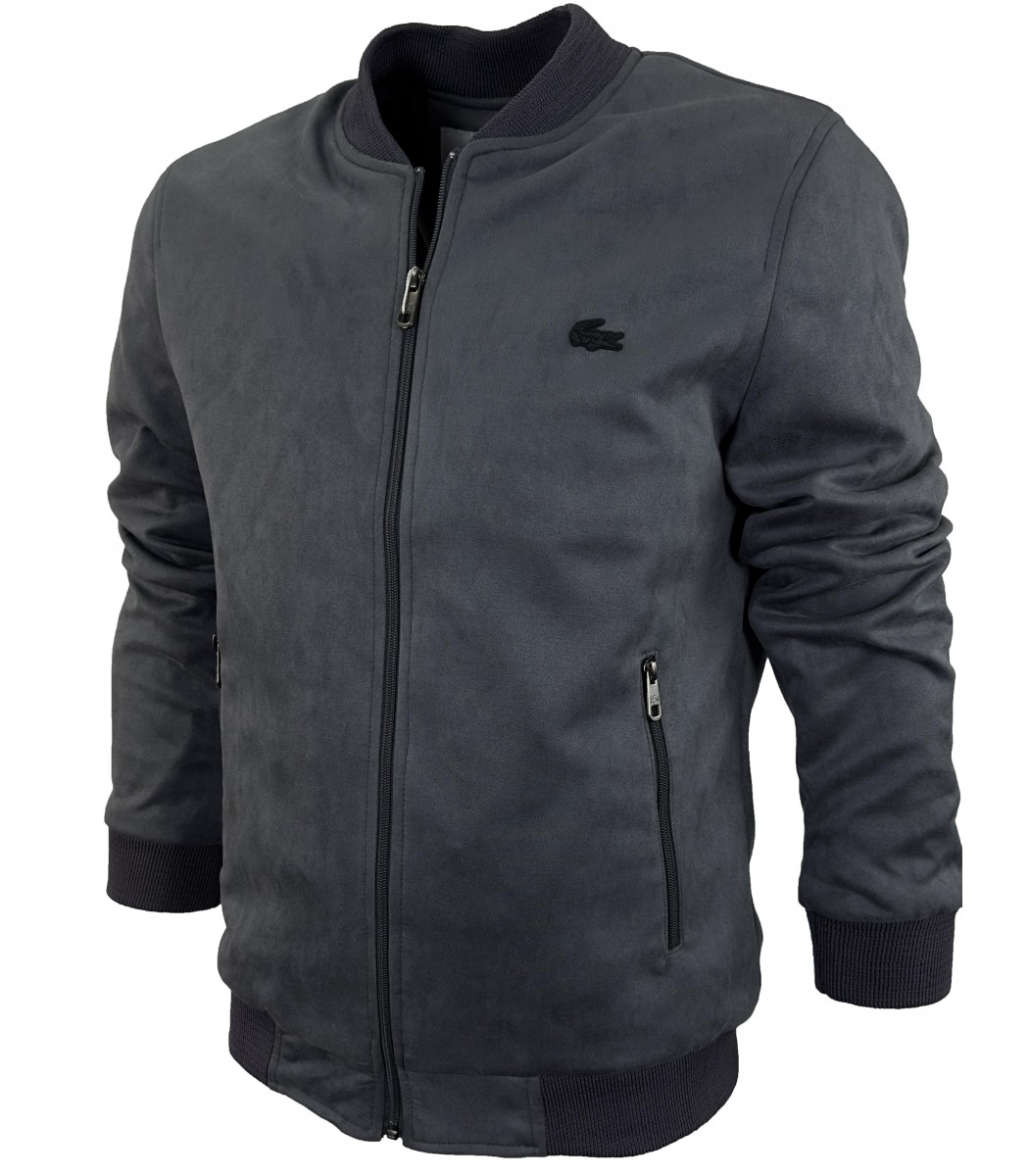 Серая куртка Lacoste L-2036-13