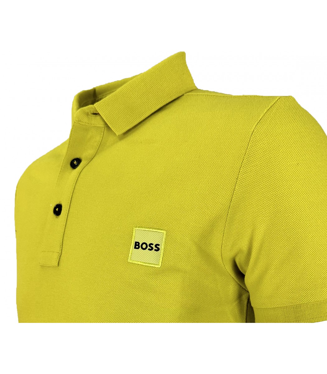 Лимонная футболка поло Hugo Boss 13-923-24