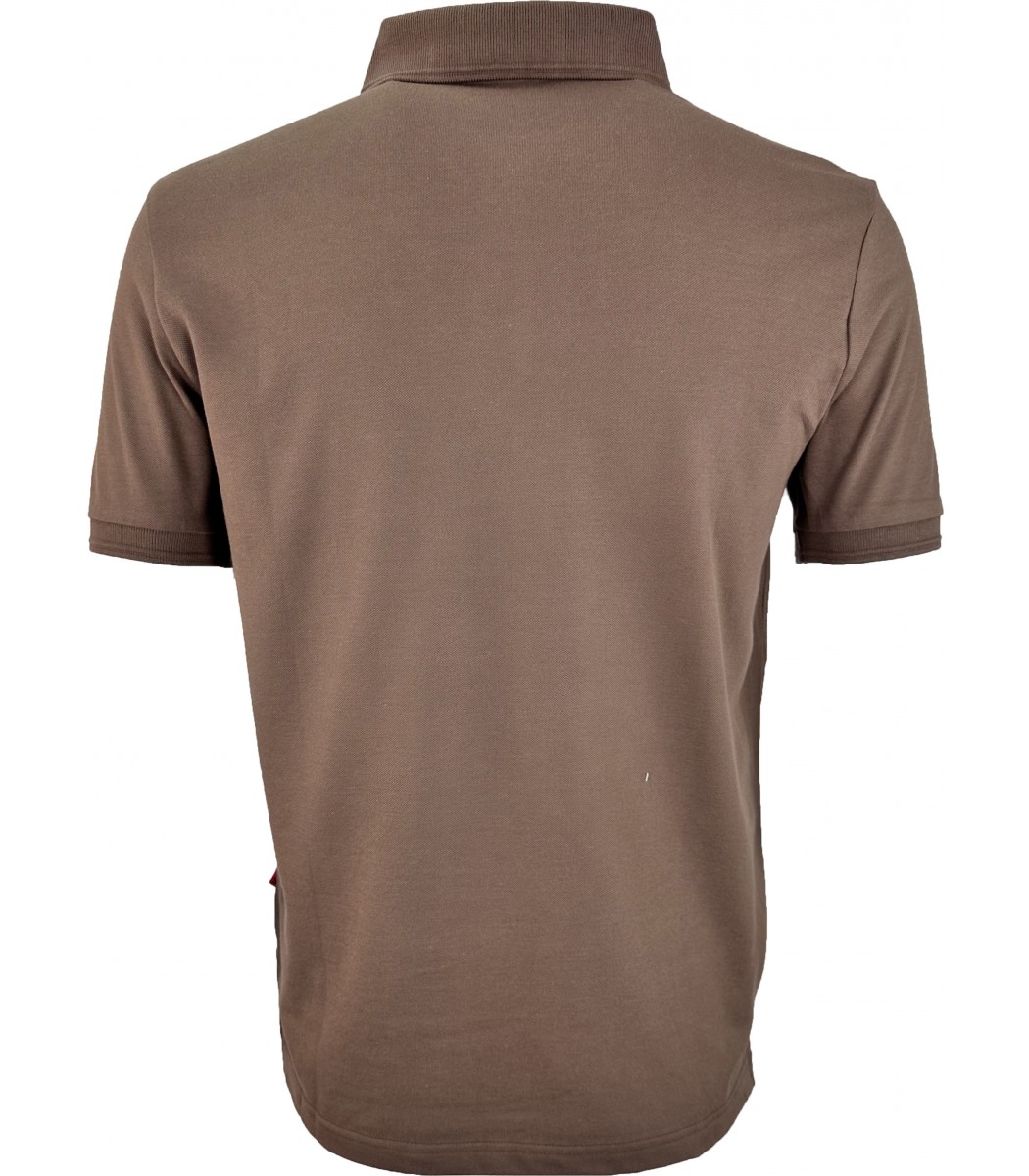 Коричневая футболка поло Hugo Boss 15-269-23