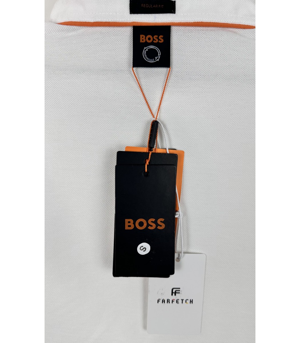 Белая футболка поло Hugo Boss 13-923-3